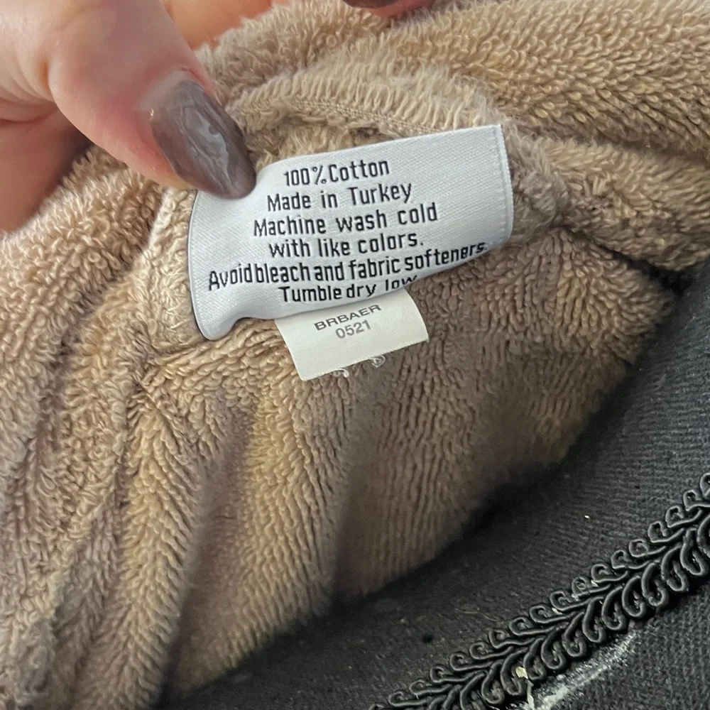 Parachute Tan Plush Robe - Picture 3 of 3